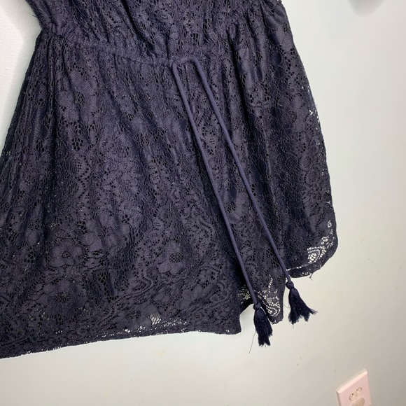 Hollister Navy Lace Romper - Picture 4 of 6